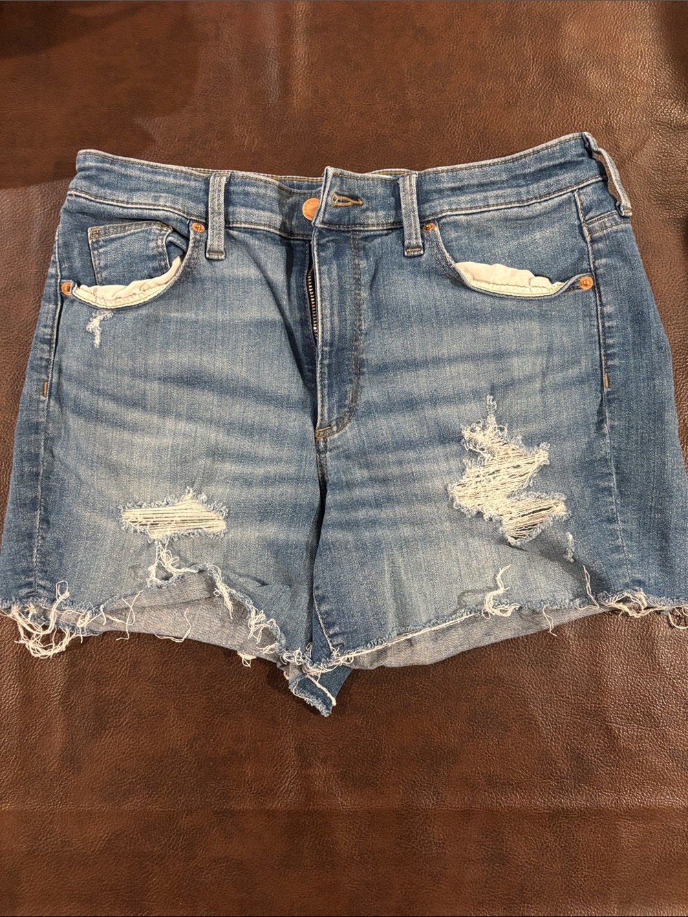 Universal Thread High rise Midi Jean shorts